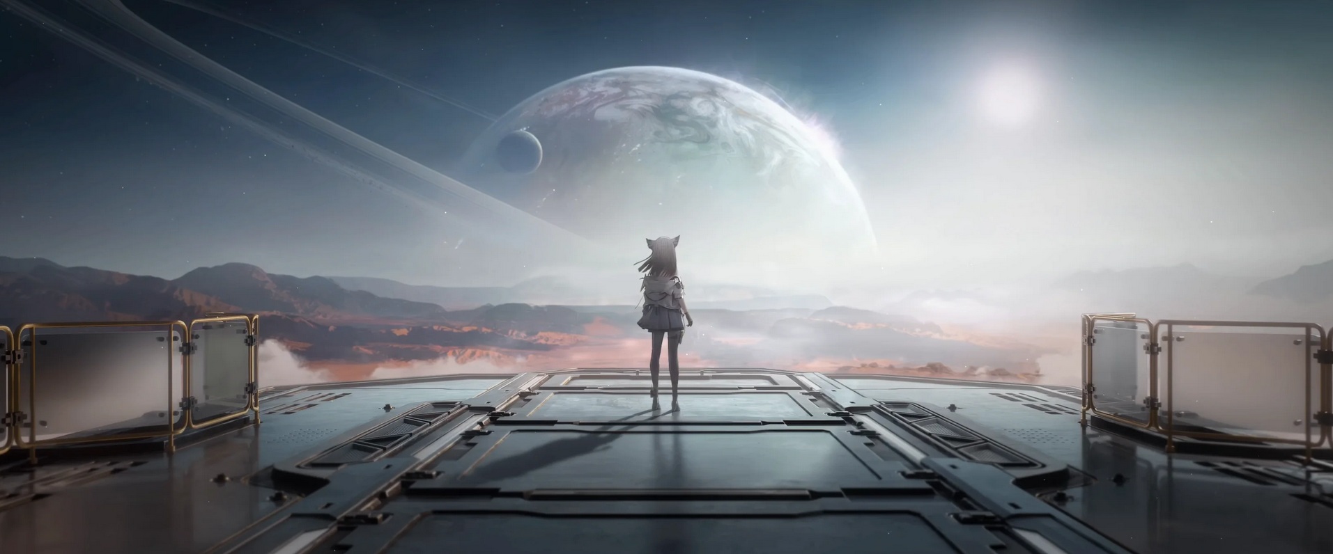 Arknights Endfield sci-fi landscape